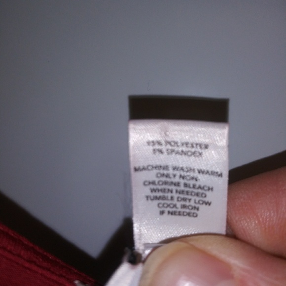 Ann Taylor Loft brick red dress sz 8P - Picture 2 of 5